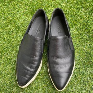 Black Vince Pointed Slides